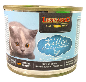 Leonardo Kitten Reich an Geflügel 200 g