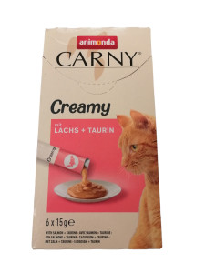 Animonda Carny Creamy Cat Snack Lachs + Taurin 90g