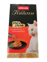 Animonda vom Feinsten Cat Snack Cream Leberwurst + Gartengemüse 90g