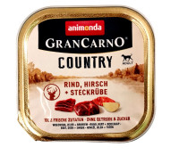Animonda GranCarno Country Rind, Hirsch + Steckrübe 150 g