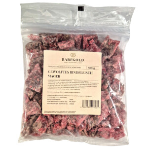 Barfgold gewolftes Rindfleisch mager 500 g