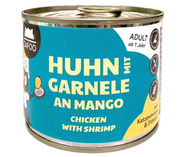 Cafoo Huhn mit Garnele an Mango