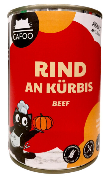 Cafoo Rind an Kürbis 400 g