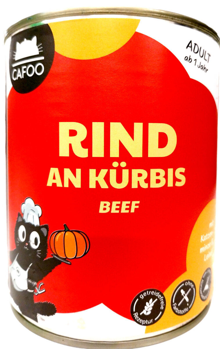 Cafoo Rind an Kürbis 800 g box