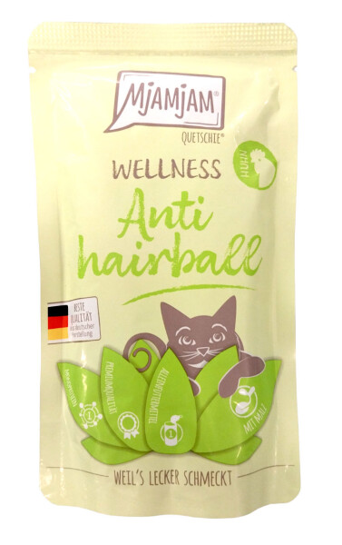 Mjamjam Wellness Anti Hairball Huhn 125 g