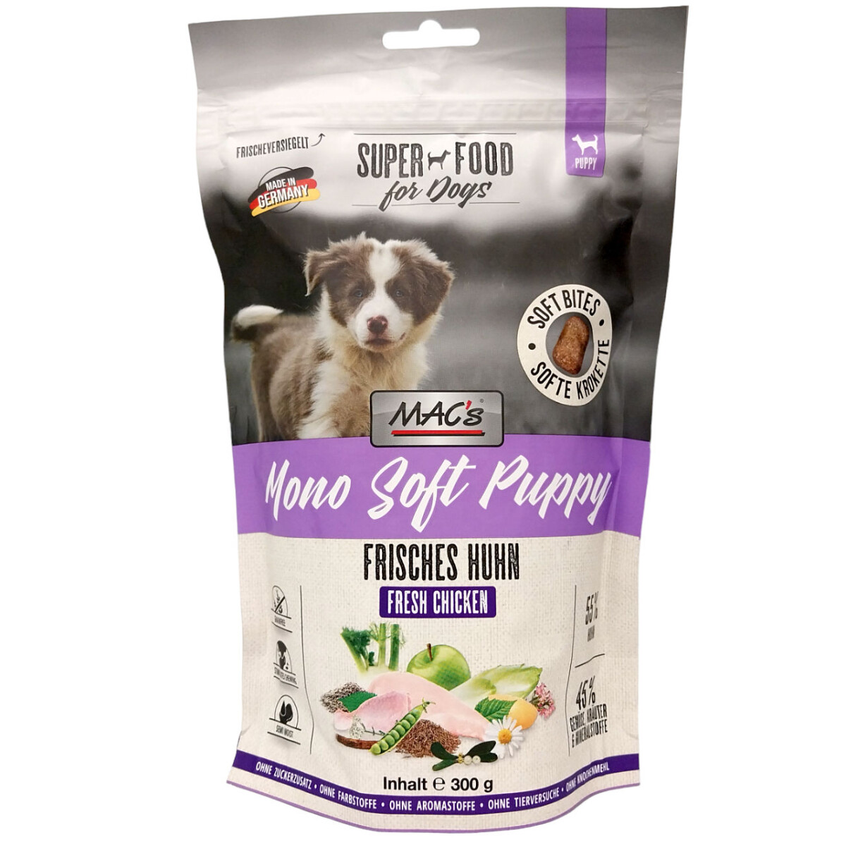 Macs mono soft Puppy frisches Huhn  300  box