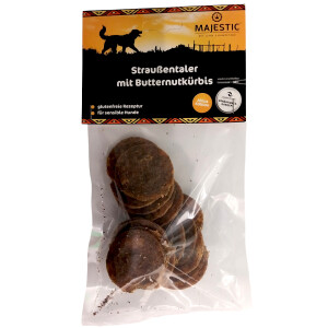 Majestic Straußentaler mit Butternutkürbis 80 g