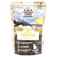 Wildes Land Kitten Huhn pur 100 g