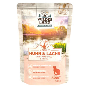 Wildes Land Adult Huhn & Lachs 100 g