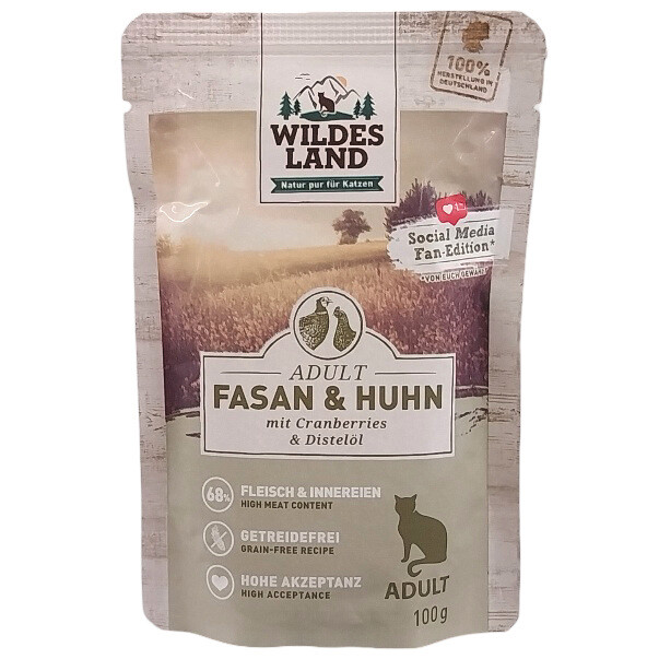 Wildes Land Fasan+Huhn 100 g box