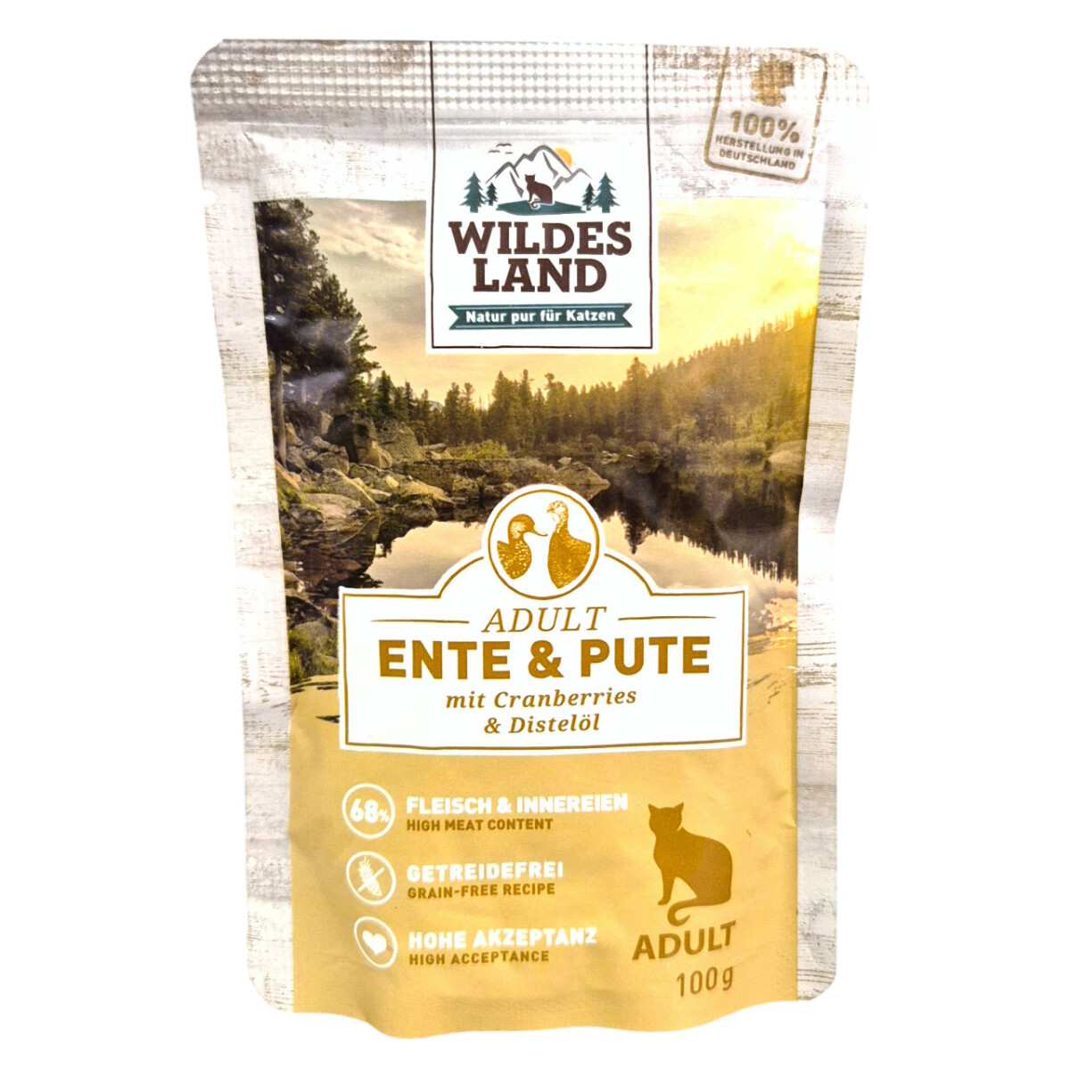 Wildes Land Adult Ente + Pute 100 g box