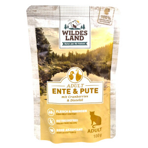 Wildes Land Adult Ente + Pute 100 g