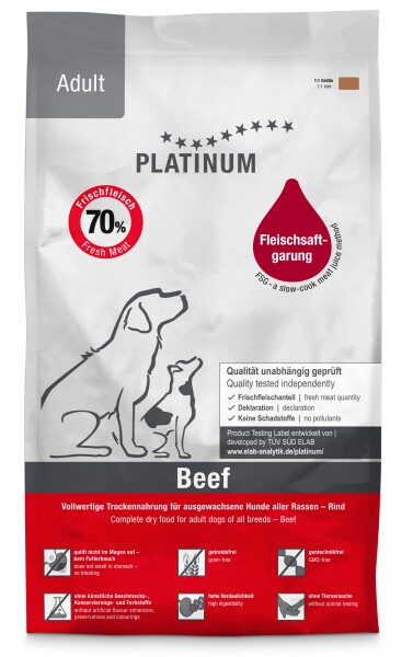 Platinum Dog Adult Beef 5 kg