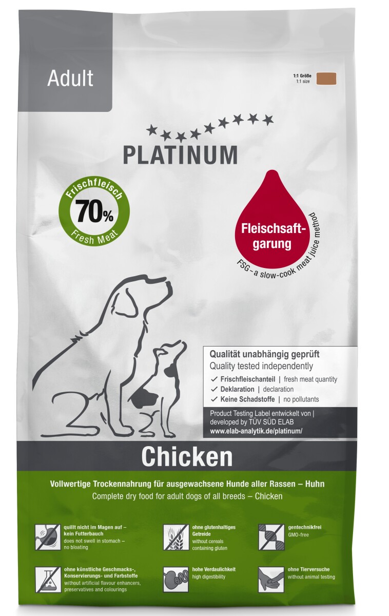 Platinum Dog Adult Chicken 5 kg box