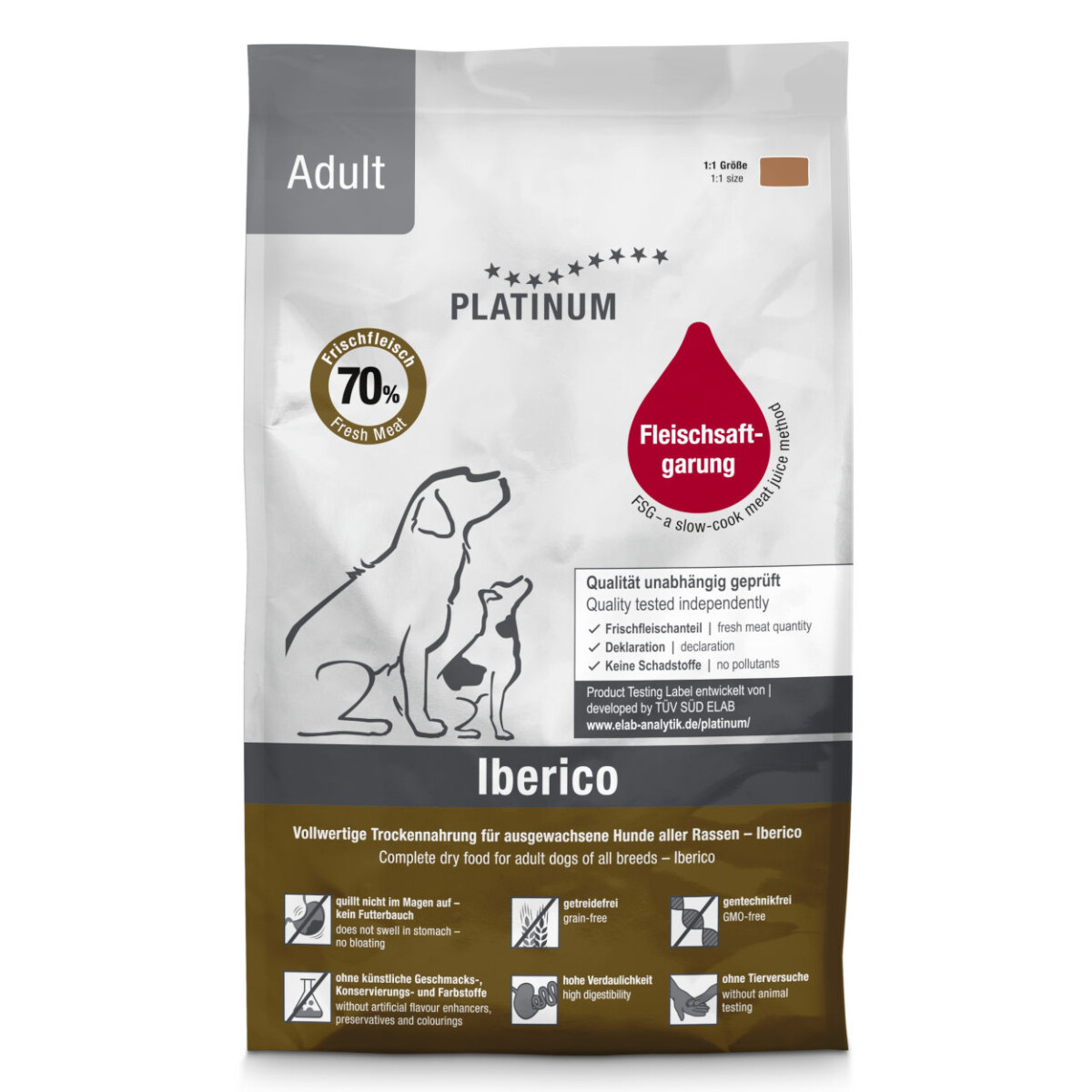 Platinum Dog Adult Iberico 1,5 kg box