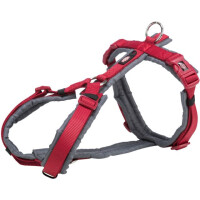 Trixie Premium Trekking Geschirr rot/grafit M