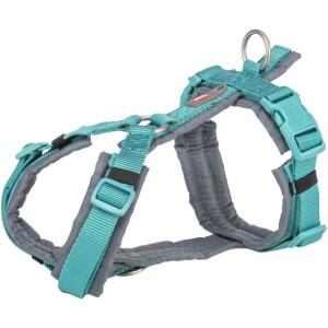 Trixie Premium Trekking Geschirr aqua/grafit