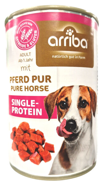 arriba Dog Pferd pur Singleprotein