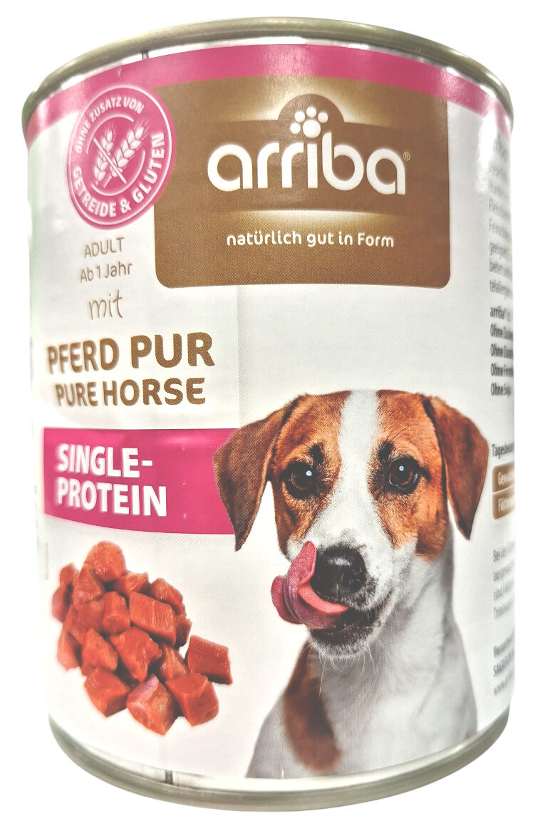 arriba Dog Pferd pur Singleprotein 800 g box