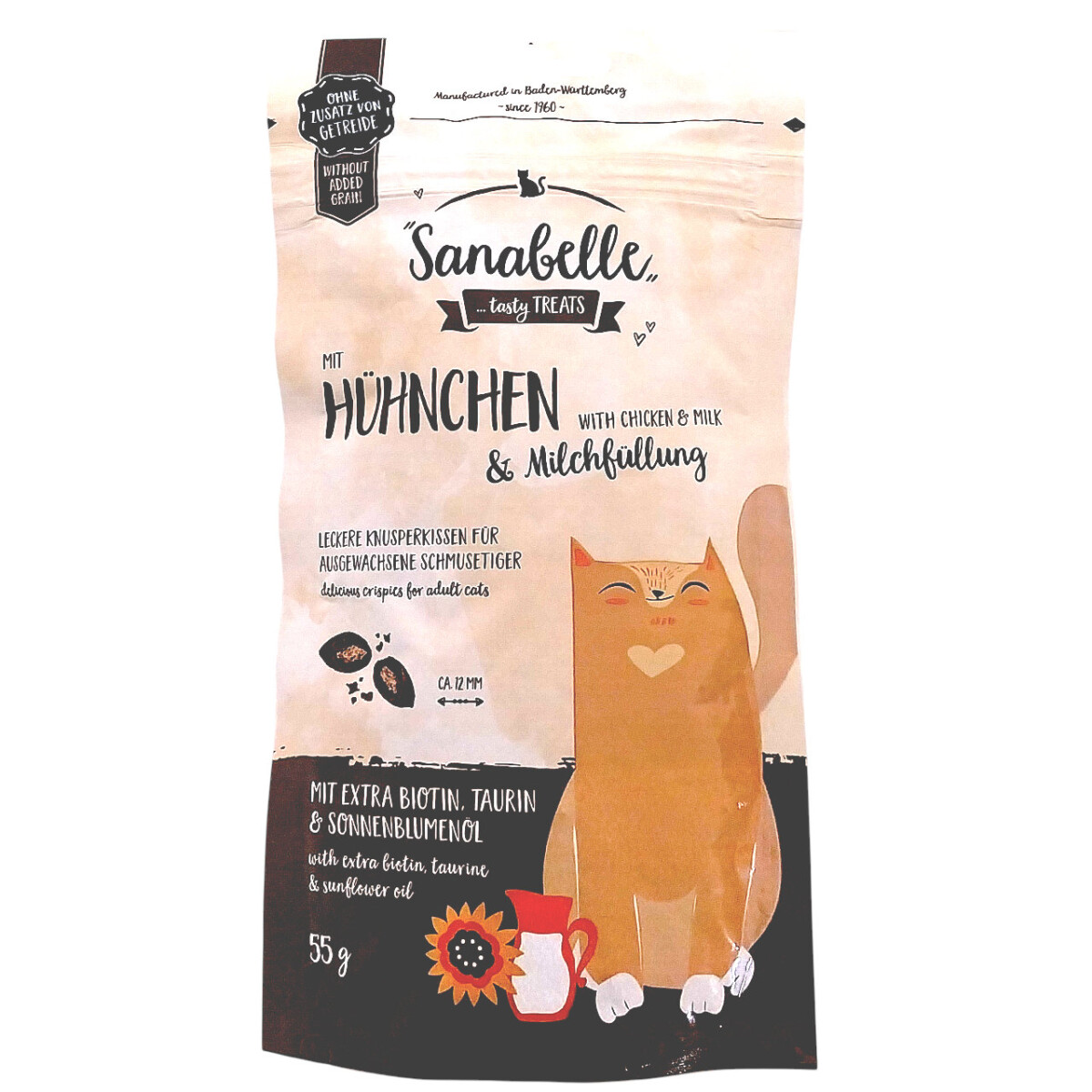 Sanabelle Hühnchen + Milchfüllung 55 g