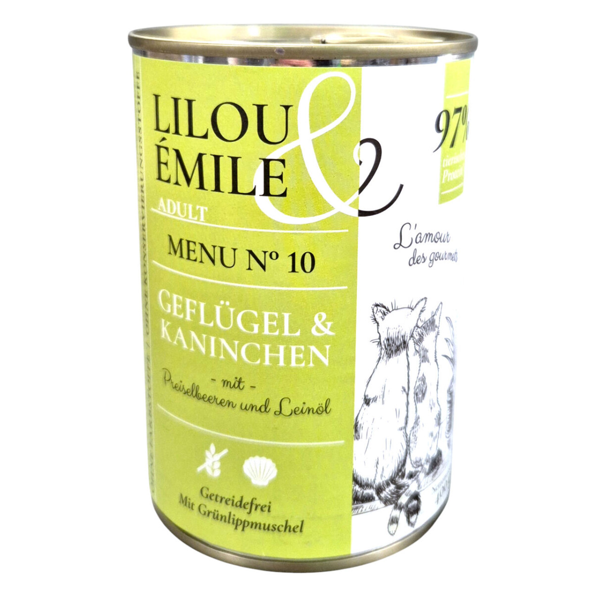 Lilou & Emile Geflügel + Kaninchen 400 g