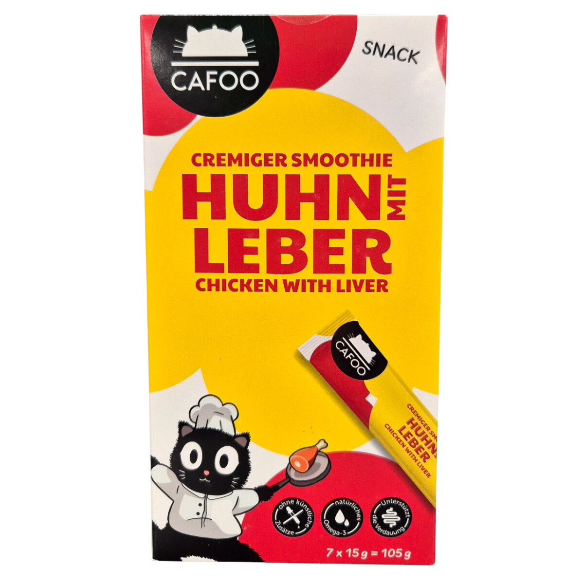 Cafoo cremiger Smoothie Huhn mit Leber 1 box