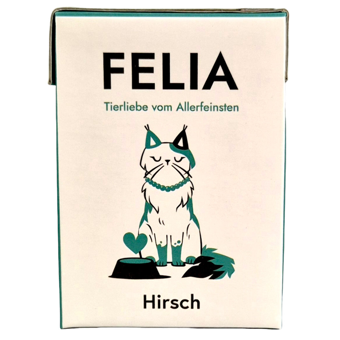 Felia Monoprotein Hirsch 190g box