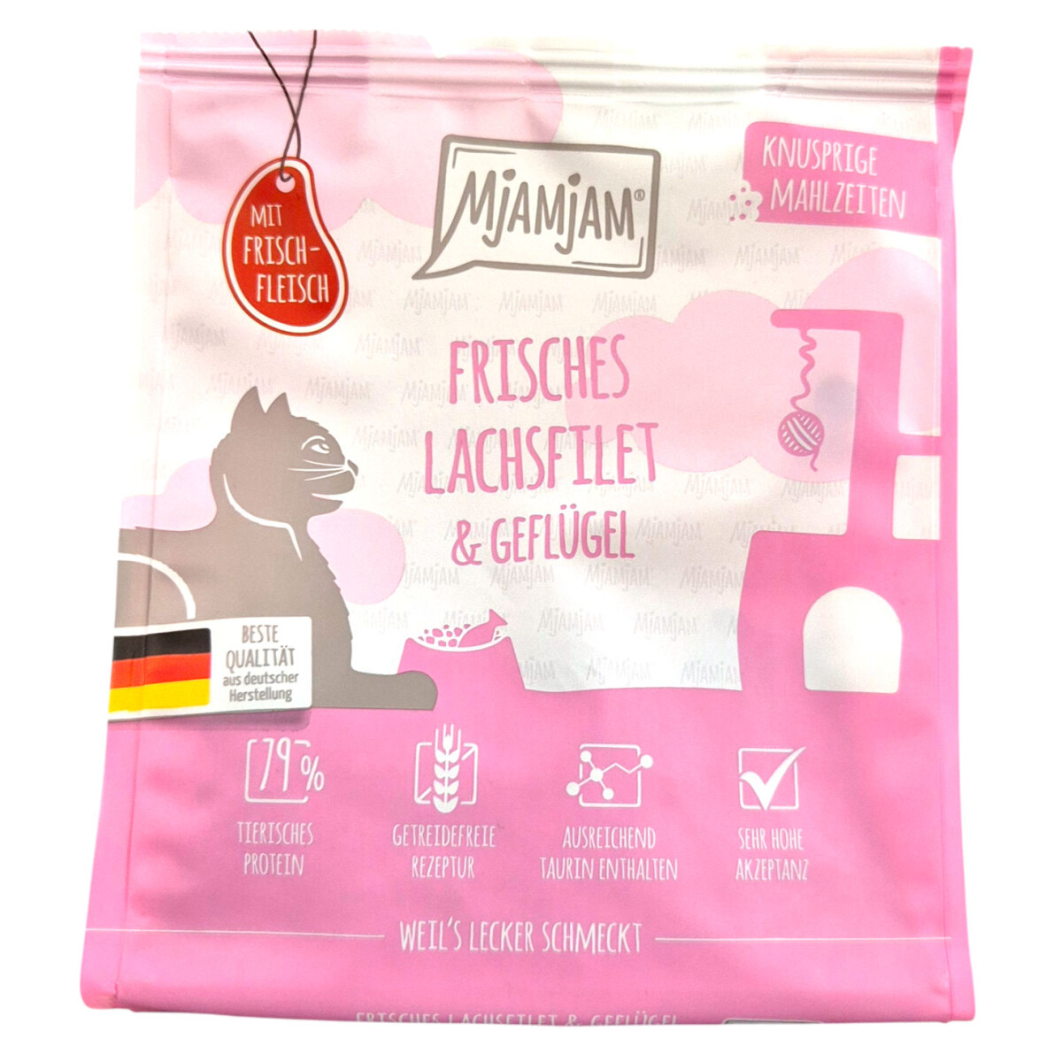 Mjamjam knusprige Mahlzeiten frisches Lachsfilet + Gefl&uuml