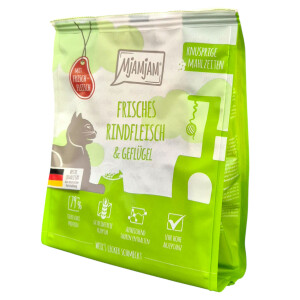 Mjamjam knusprige Mahlzeiten frisches Rindfleisch + Geflügel