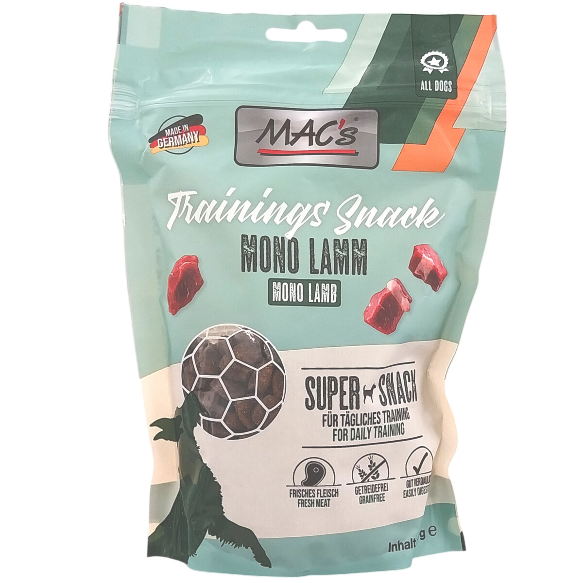 Mac´s Trainings Snack mono Lamm 18 box