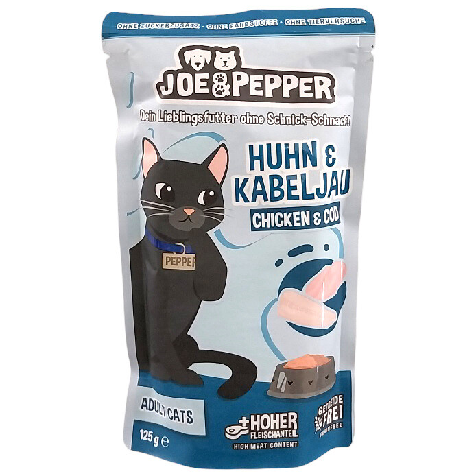 Joe & Pepper Huhn & Kabeljau 125 box