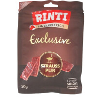 Rinti Singlefleisch Exclusive Strauss pur 50g