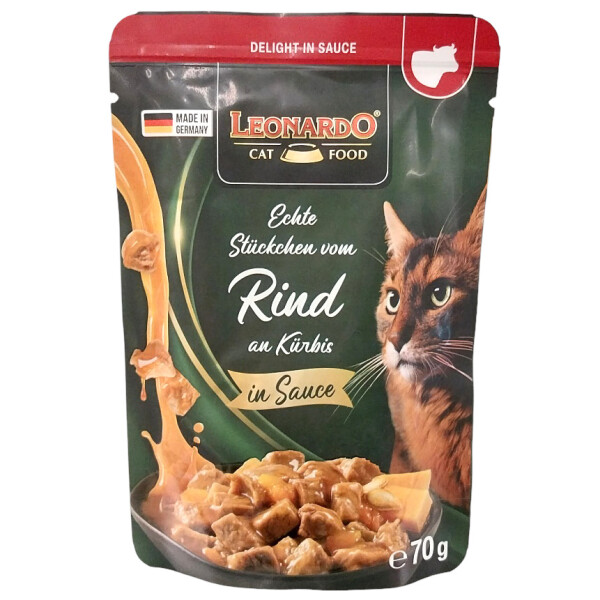 Leonardo PB Rind an Kürbis in Sauce 70g
