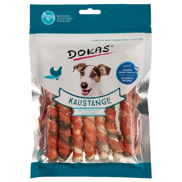 Dokas Kaustange mit Hühnerbrust & Fischhaut 170g